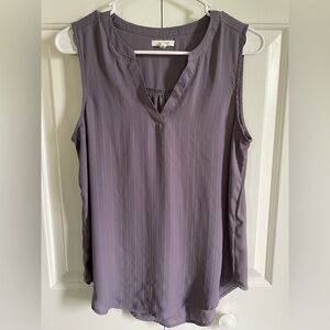 Elegant Purple Sleeveless Top